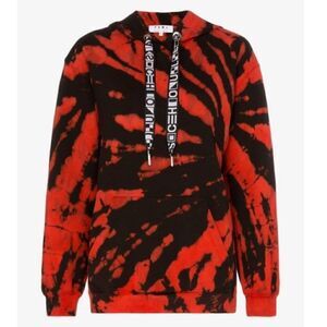 Proenza Schouler White Label Hoodie in Red / Black